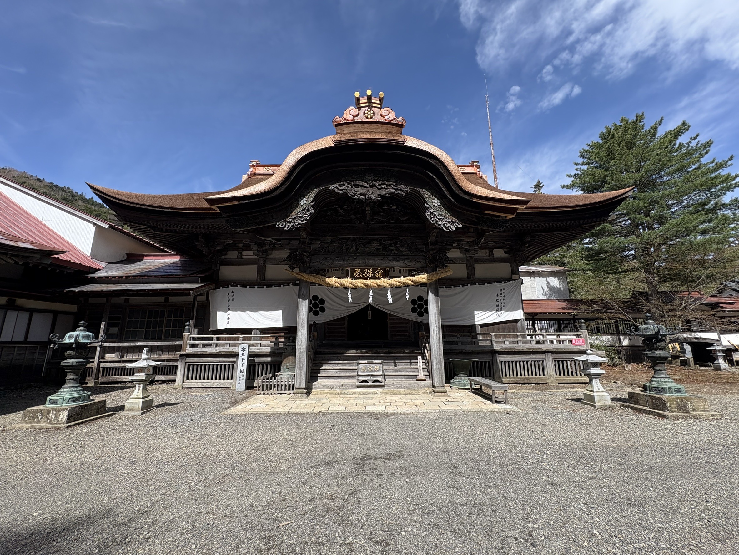 お坊さんとお経の七面山