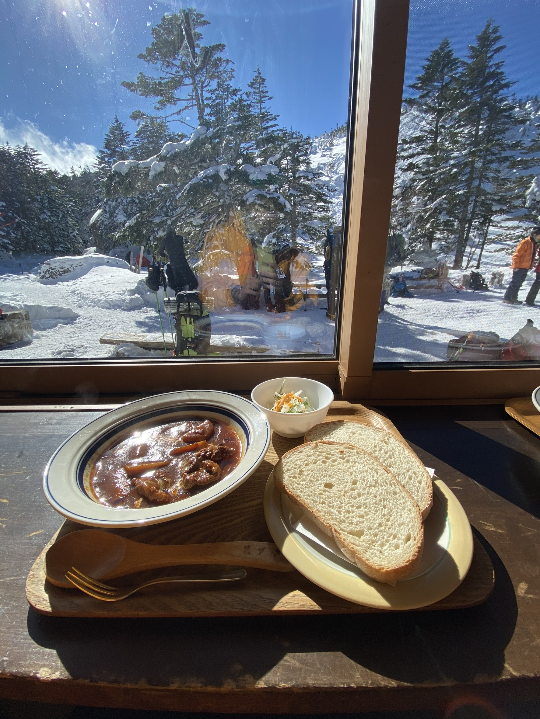 ビーフシチューと天狗岳