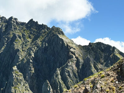 北穂高岳と大キレット